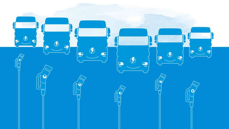 
        Die mangelhafte grenzübergreifende Ladeinfrastruktur bremst die Elektrifizierung der Lkw aus. (Illustration: Istock; DVZ)
      