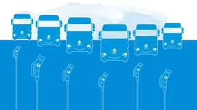 
        Die mangelhafte grenzübergreifende Ladeinfrastruktur bremst die Elektrifizierung der Lkw aus. (Illustration: Istock; DVZ)
      