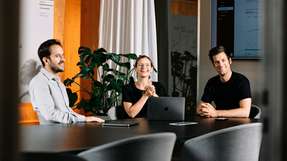 Das Cozero-Gründungsteam (v.l.): Tiago Taveira, Helen Tacke und Fabian Schwarzer.