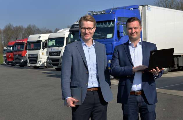 CEO und Gründer Dr. Maik Schürmeyer zusammen mit Chief Sales Officer Julian Blasig