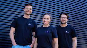 Das Gründerteam von Cargokite: Marcus Bischoff, Amelie Binder und Tim Linnenweber (v.l.) 
