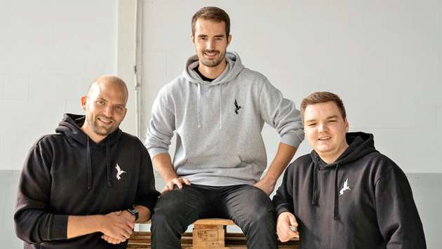 Die Papair-Gründer Christopher Feist, Steven Widdel und Fabian Solf (v.l.).