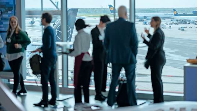 Der Sustainability Day fand im Besucherzentrum des Frankfurter Flughafenbetreibers Fraport statt.
