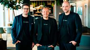 Osapiens sammelt 120 Millionen US-Dollar ein Die Osapiens-Gründer Matthias Jungblut, Alberto Zamora und Stefan Wawrzinek.