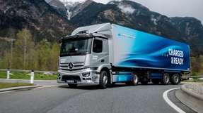 Karldischinger Logistikdienstleister wird für Mercedes-Benz in der Inbound-Logistik demnächst einen eActros 300 einsetzen.