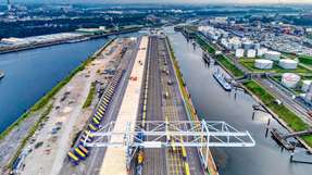 Das Duisport Gateway Terminal nimmt seinen Betrieb auf.