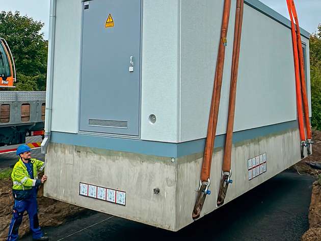 Die Leistung der neuen Trafostationen mit 2.500 Kilovoltampere kann Zufall perspektivisch noch verdoppeln. 