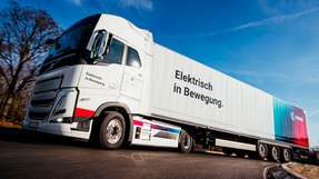 Insgesamt acht Elektro-Lkw zählt Fiege zu seiner Flotte.