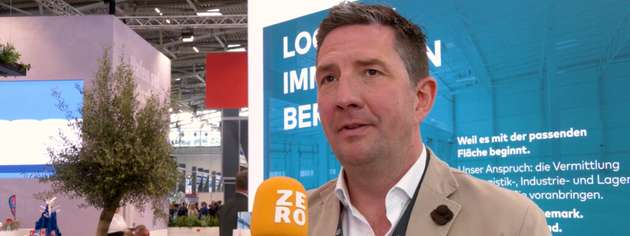 Der ZERO Quick Talk mit Björn Sundermann, Geschäftsführer von Robert C. Spies Industrial Real Estate auf der Transport Logistic 2025 in München.