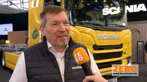 Der ZERO Quick Talk mit Stefan N. Ziegler, Driving the Shift Director bei Scania Deutschland auf der Transport Logistic 2025 in München.