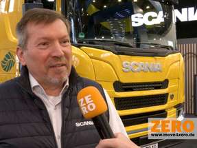 Der ZERO Quick Talk mit Stefan N. Ziegert, Driving the Shift Director bei Scania Deutschland auf der Transport Logistic 2025 in München.