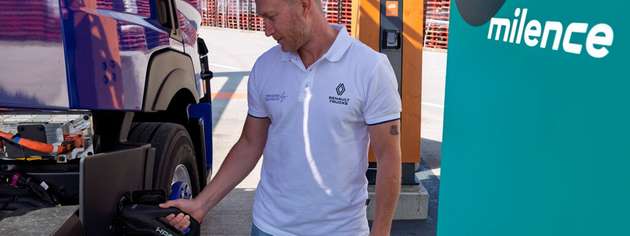 Infrastruktur: Milence hat den fünften Ladepark für schwere batterieelektrische Lkw in Deutschland eröffnet. 