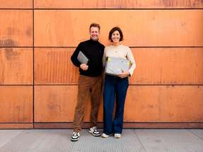 Butterfly & Elephant, die Beteiligungsgesellschaft von GS1 Germany, beteiligt sich am Münchener Startup hey circle. Im Bild zu sehen sind Butterfly & Elephant Managing Director-Benjamin Birker und  hey circle-Gründerin Doris Diebold.
Bild unten: Produkt-Portfolio von hey circle.