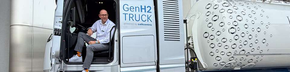 Freut sich auf den Praxistest: Mirko Kauffeldt, Geschäftsführer von Reber Logistik.