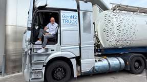 Freut sich auf den Praxistest: Mirko Kauffeldt, Geschäftsführer von Reber Logistik.