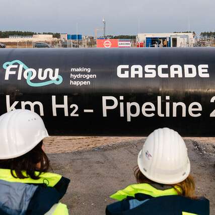 Gascade nimmt 400 Kilometer Wasserstoff-Kernnetz in Betrieb