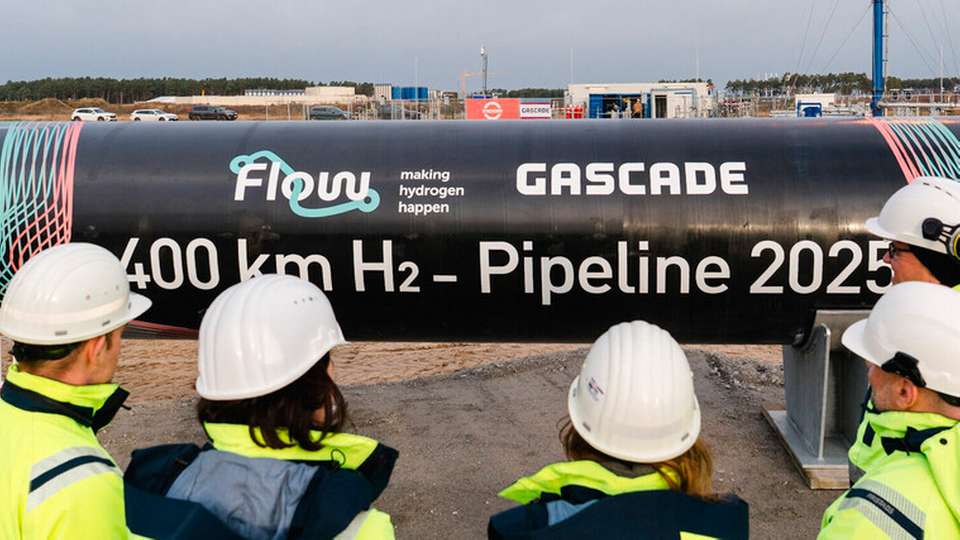Gascade nimmt 400 Kilometer Wasserstoff-Kernnetz in Betrieb