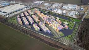 Visualisierung des neuen METRANS-Terminal in Szeged