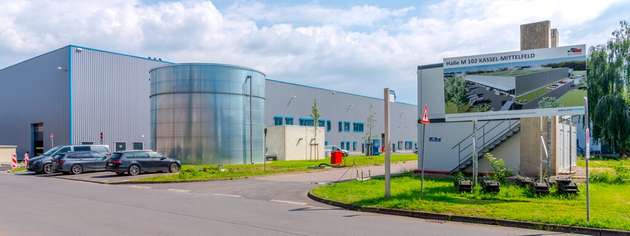 Der Industriepark Kassel Mittelfeld am Henschelplatz.