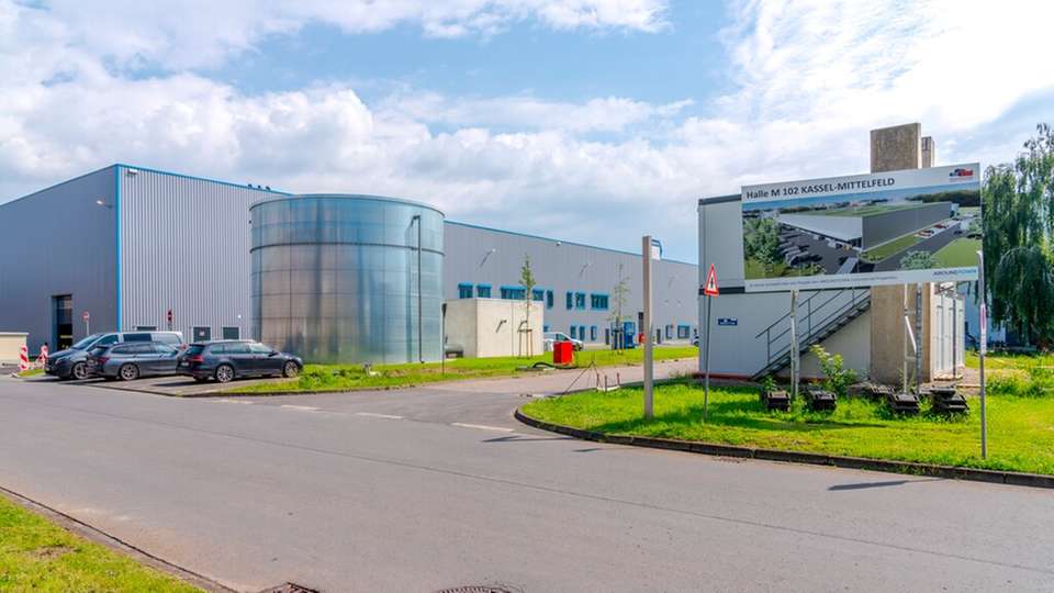 Der Industriepark Kassel Mittelfeld am Henschelplatz.