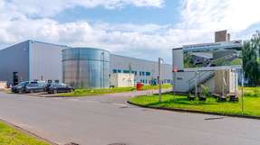 Der Industriepark Kassel Mittelfeld am Henschelplatz.