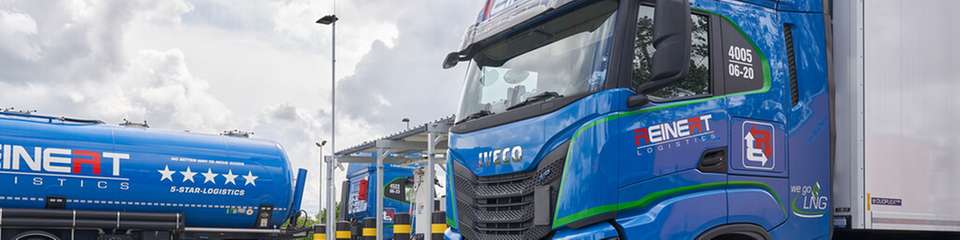 Deutschlands LNG-Lkw tanken nahezu vollständig klimaneutral.