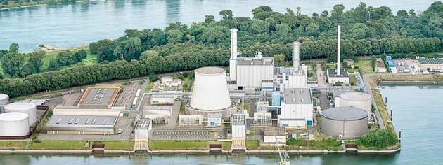 Visualisierung Standort Großwärmepumpe (links im Bild). 