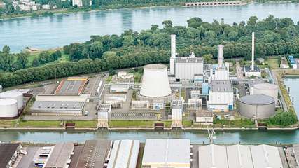 Visualisierung Standort Großwärmepumpe (links im Bild). 
