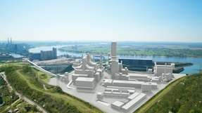 Auf einer rund 40 Fußballfelder großen Baufläche errichtet thyssenkrupp Steel im Duisburger Stahlwerk eine wasserstoffbasierte Direktreduktionsanlage und zwei Einschmelzer. 