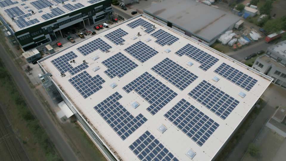 Visualisierung: So soll die Photovoltaikanlage einmal aussehen.