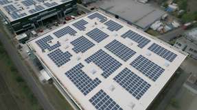 Visualisierung: So soll die Photovoltaikanlage einmal aussehen.