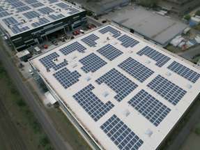 Visualisierung: So soll die Photovoltaikanlage einmal aussehen.