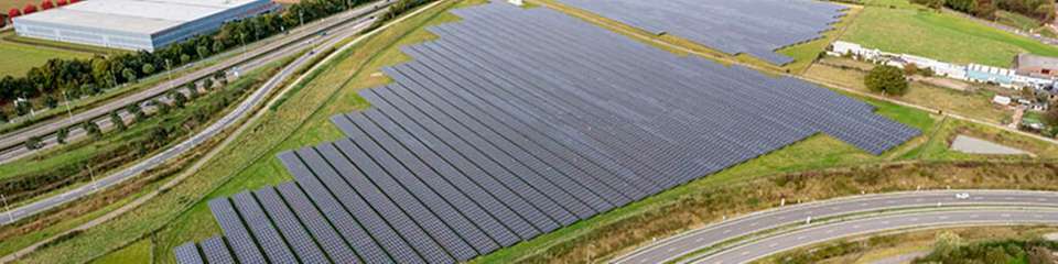 Der Solarpark Kerkrade in der Provinz Limburg.