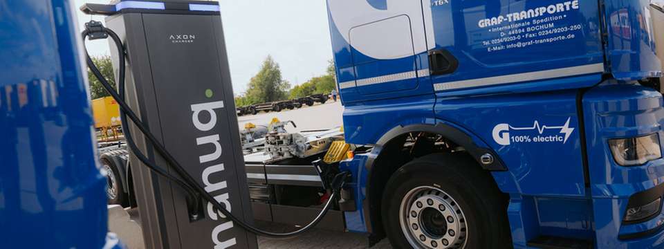 Den Ladepark am Arnoldschacht 17, 44894 Bochum, können allen Transportunternehmen mit E-Lkw in der umliegenden Region nutzen. 